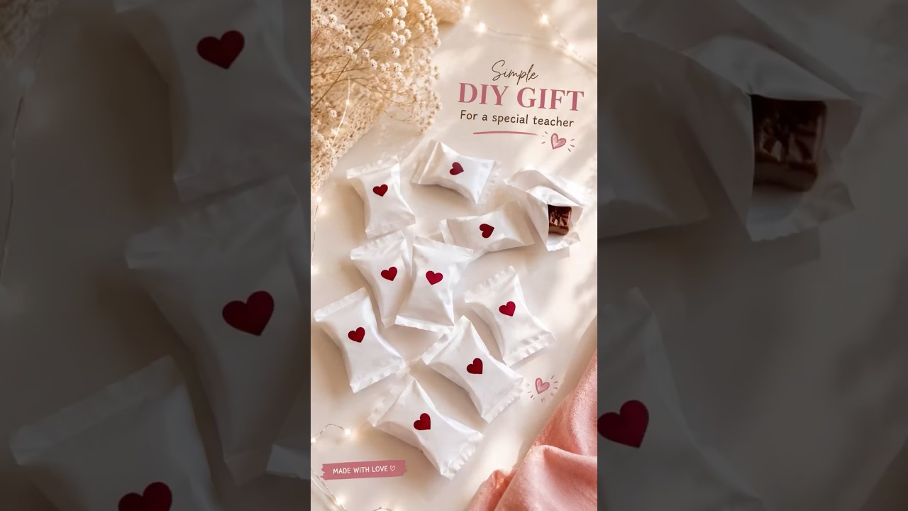 ♥️✨DIY Teacher’s Day Gift Idea 💗 | Cute Candy Gift |It’s me Hana|#shorts