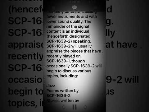 SCP-1639 - The Jazz Station