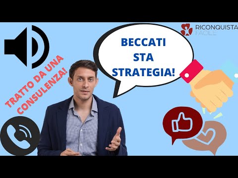 Parliamo di STRATEGIA INDIRETTA, COERENZA e ACCETTAZIONE