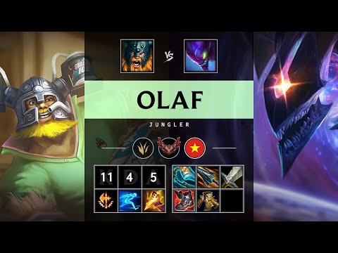 Olaf Jungle vs Kha'Zix - VN Grandmaster Patch 25.16