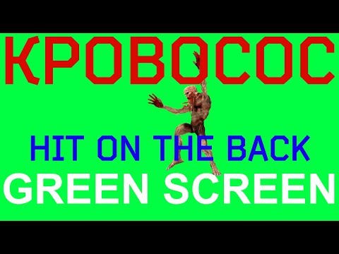 ФУТАЖ - "GREEN SCREEN" HIT ON THE BACK КРОВОСОС (С.Т.А.Л.К.Е.Р.)