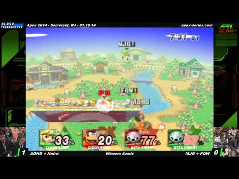 Apex 2014 - Nairo + ADHD vs MJG + FOW - Winners Semis - SSBB