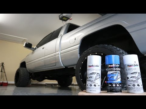 PRODUCT REVIEW Of The NEW Dupli-Color CustomWrap Rattle Cans On My Truck