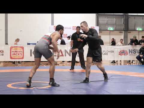 SIONE VEIKOSO (Tonga) vs JACK O'BRIEN - 22 May 2022, Wrestling Super Series Freestyle