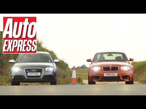 Audi RS3 Sportback v BMW 1 Series M Coupe Drag Race - Auto Express