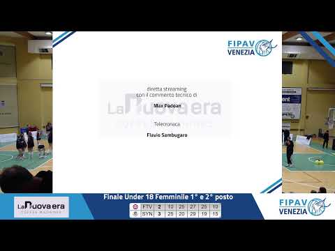 Finale 1° - 2° posto Campionato Under 18 Femminile