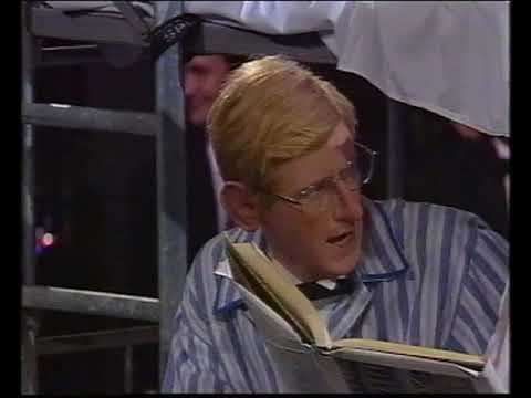 Robert Gustafsson och Bosse Parnevik som Carl Bildt och Ingvar Carlsson