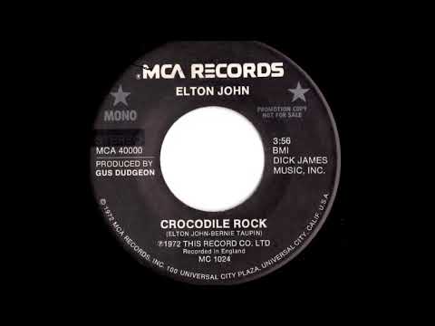 Elton John Crocodile Rock mono