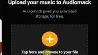 how to upload music on audiomack,