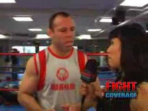 Wanderlei Silva trains for UFC 84 vs. Keith Jardine