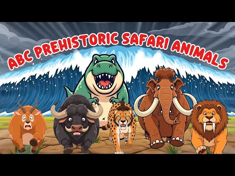 ABC Prehistoric Animal Song | Escape from the Great Flood (P1) | Little Bunny Learns