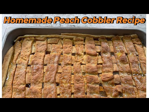 Desire: Easy Homemade Peach Cobbler Recipe