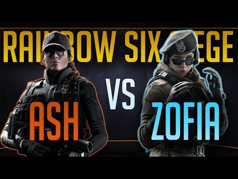 Rainbow Six Siege OPERATOR COMPARISON ASH VS ZOFIA
