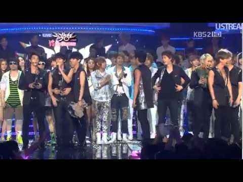 120727 Super Junior - Winner (8th 'Sexy, Free & Single' Win) @ KBS Music Bank London Olympics