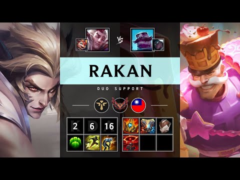 Rakan Support vs Braum - TW Grandmaster Patch 25.11