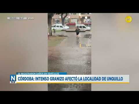 Fuerte temporal en Córdoba afectó la localidad de Unquillo │N20:30│28-09-26