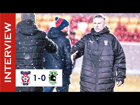 💬 "There's still things that we need to work on." | Askey Post-Match | York City 1-0 Blyth Spartans