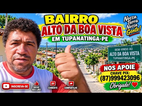 Bairro Alto da Boa vista em Tupanatinga-pe 
