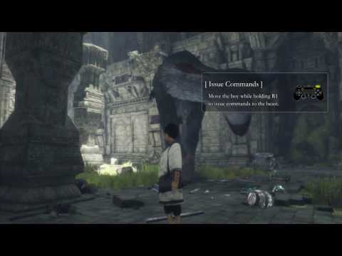 The Last Guardian - Pt 4 Second Ruins: Issue Commands to Trico Narration Tutorial (4 Treat Barrels)