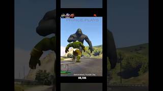 MESTRO HULK VS Gorila #gta5 #gta #funny #kong #gtaonline