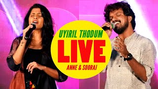 Anne Amie &amp; Sooraj Santhosh Performing Live | Uyiril Thodum | Kumbalangi Nights