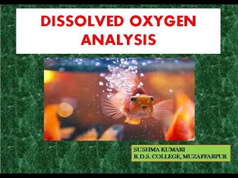 DISSOLVED OXYGEN ANALYSIS IN FISH POND