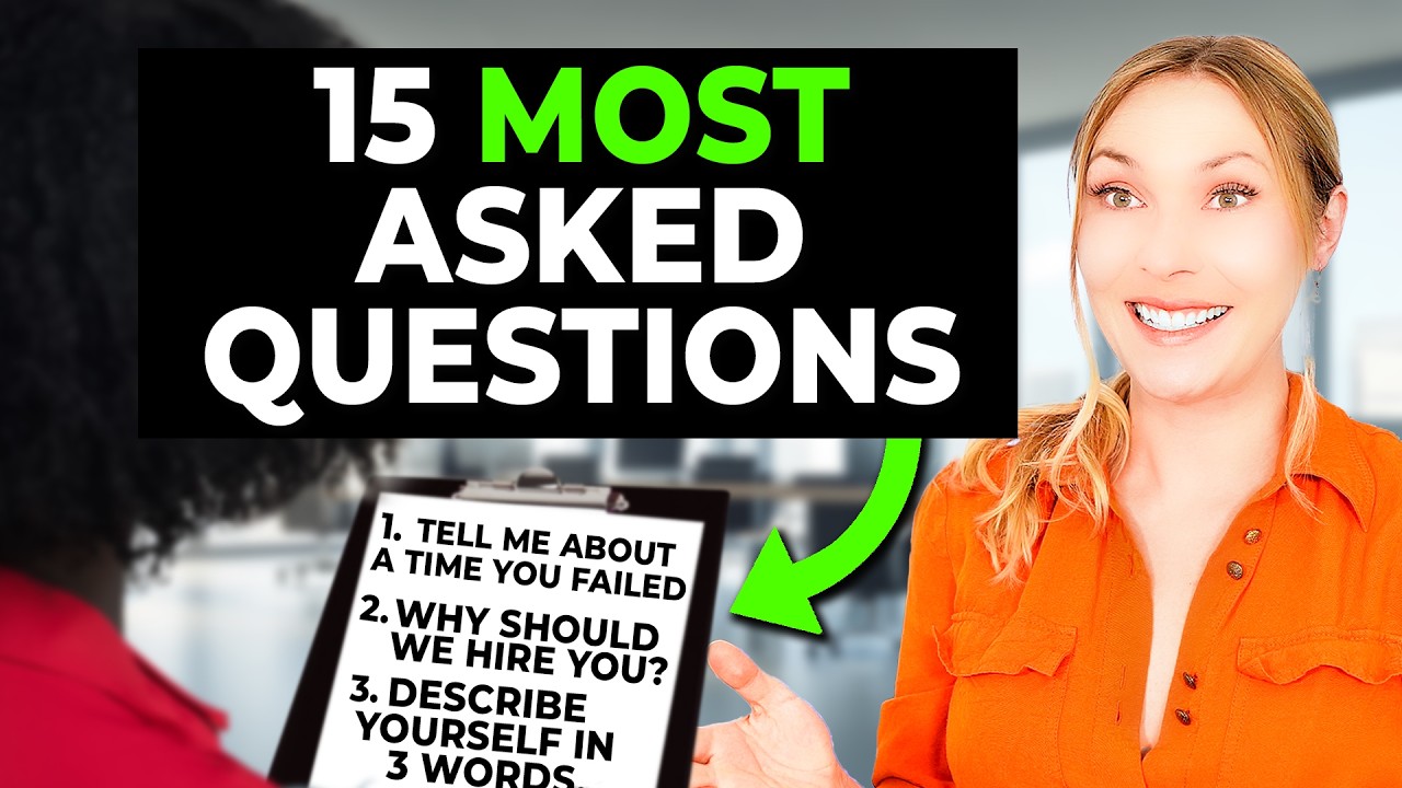 The Top 15 Job Interview Questions and How to Answer Them