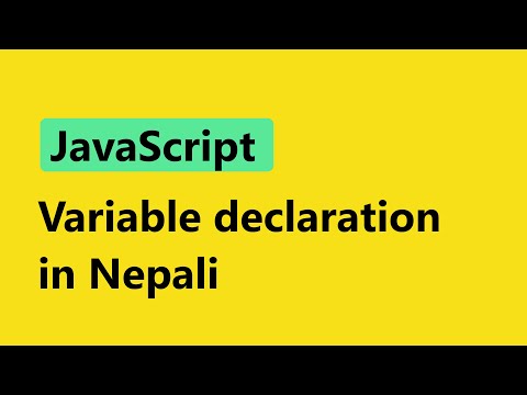 Javascript Tutorial For Beginners In Nepali Variable Declaration