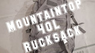 152. Review- Mountaintop 40L Rucksack