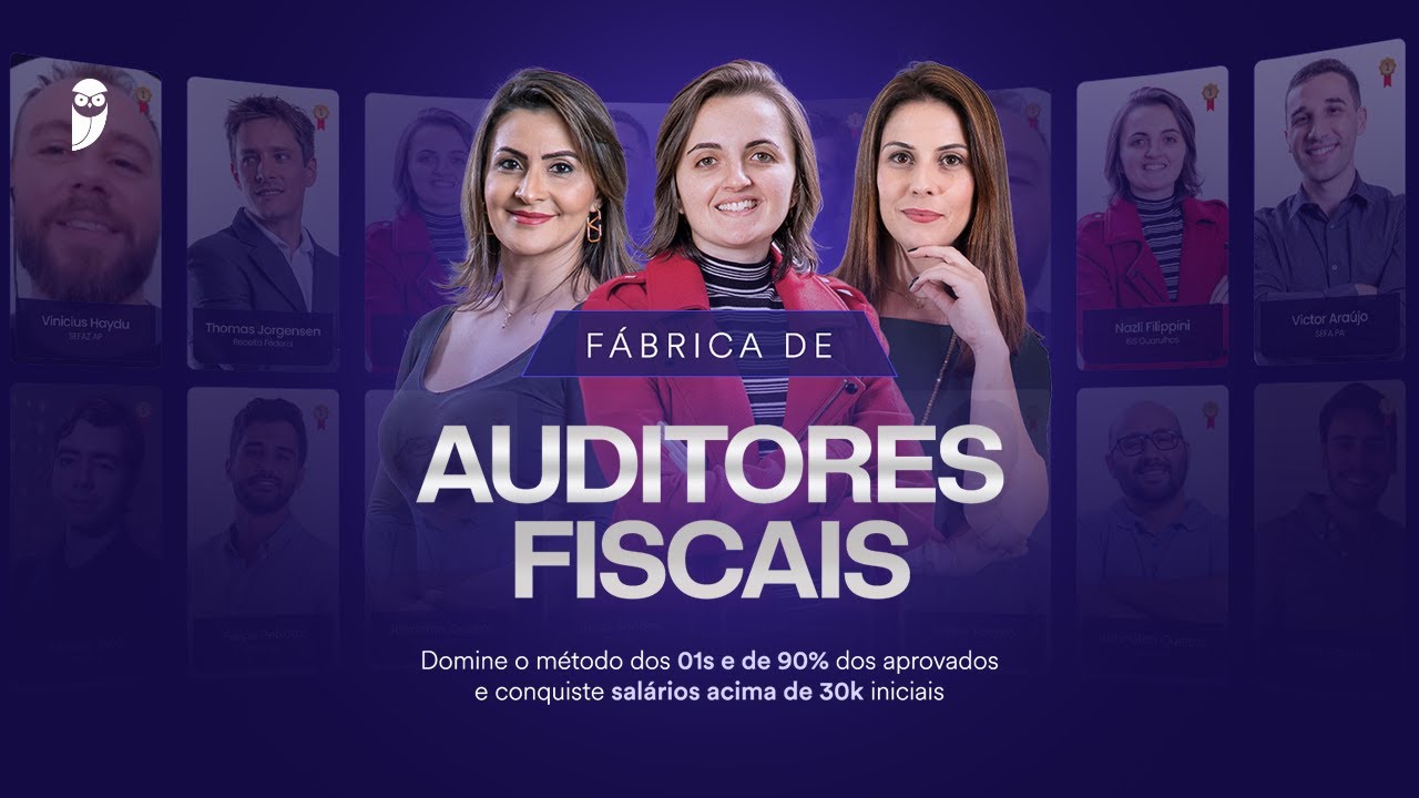 Fábrica de Auditores: Método dos 01s usado por 90% dos aprovados para salários de R$30mil+