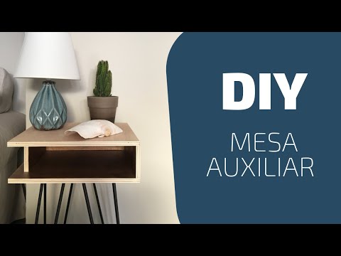 Cómo hacer una mesa auxiliar