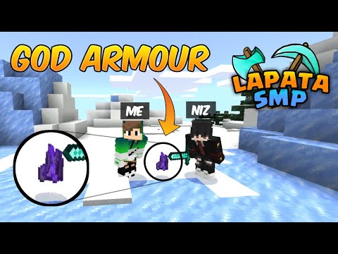 Trady Gamerz - @NizGamer Gave Me God Armour to Become Overpowered In LAPATA SMP 😈 | Minecraft | Trady Gamerz