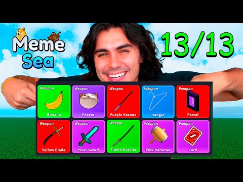 HOW TO GET ALL THE SWORDS IN MEME SEA! (Roblox)