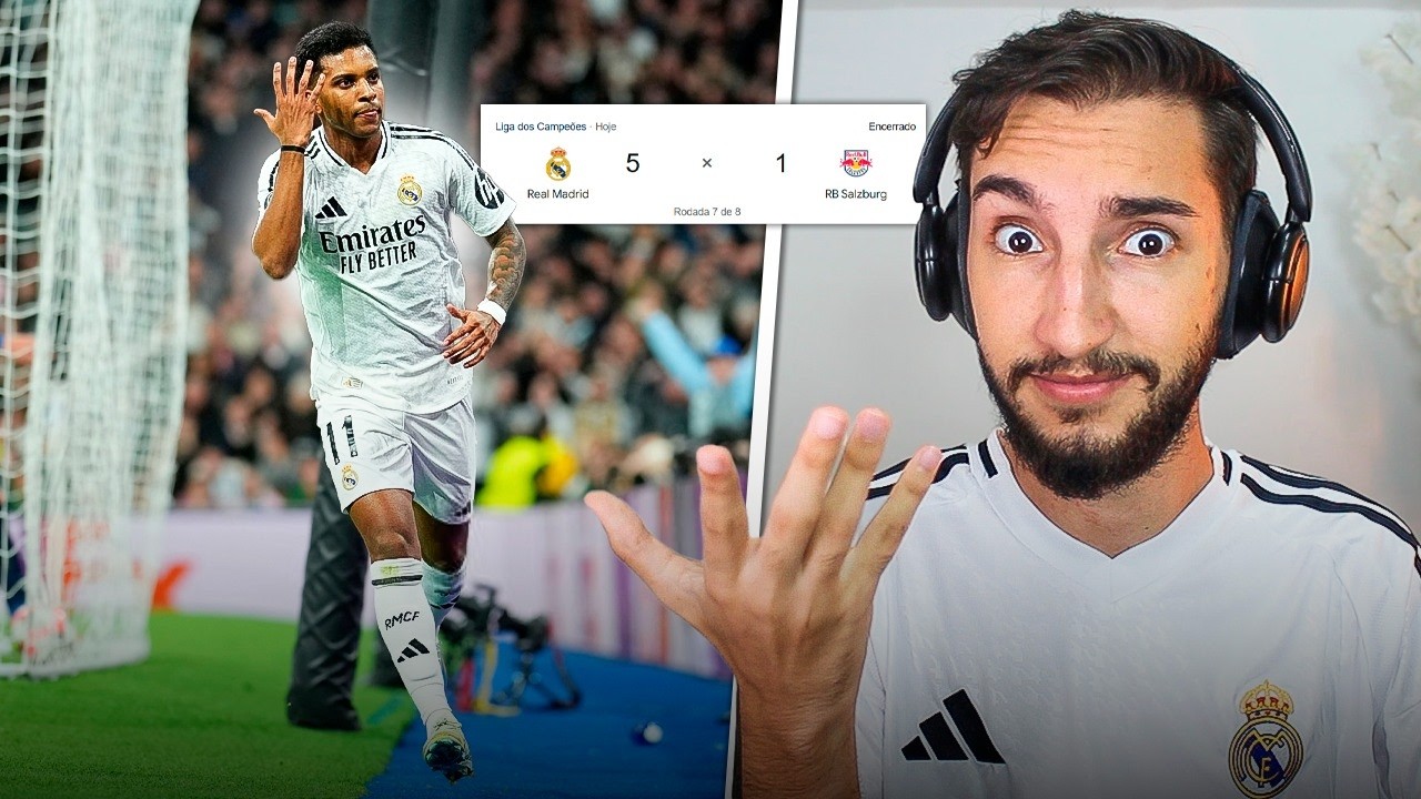 Real Madrid 5 x 1 Salzburg - RODRYGO É RUIM? DESCARTÁVEL?🗑️🤔