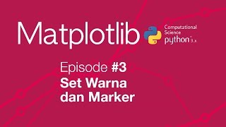 Belajar Matplotlib (Python Plot) #03 - Set Warna dan Marker