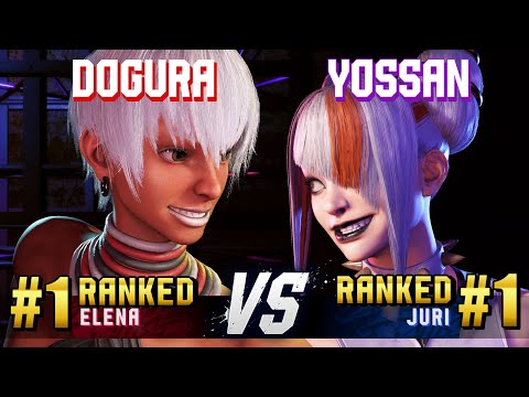 SF6 ▰ DOGURA (#1 Ranked Elena) vs YOSSAN (#1 Ranked Juri) ▰ High Level Gameplay