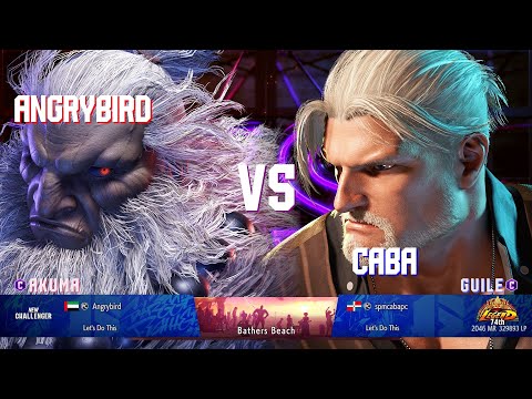 SF6 AngryBird (Akuma Classic) Vs caba (Guile Classic)