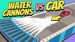 GTA 5 | Can WATER CANNONS Stop A CAR?