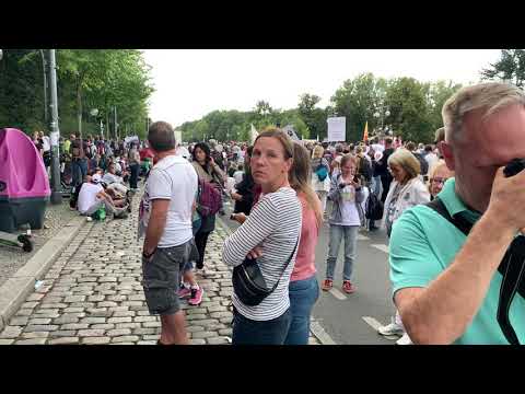 Berlin Demo am 29. August 2020 - Deeskalation