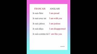 anglais facile #apprendreanglais #anglais_francais #anglaiscourant #learnfrench #everyone #foryou