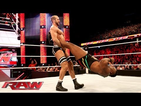 Big E vs. Cesaro: Raw, March 3, 2014