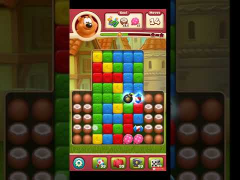 Toon Blast Level 2593 NO BOOSTERS - A S GAMING ✔