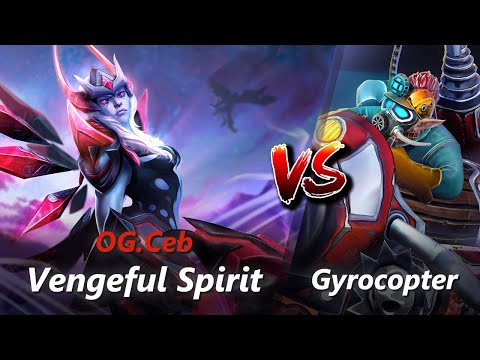 How to Vengeful Spirit offlane vs Gyrocopter/Snapfire (feat. Ceb) | First 10 minutes