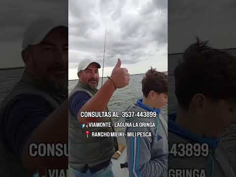 Excelente pesca en Laguna La Gringa de Viamonte Cordoba guia @milipesca tell 3537443899.