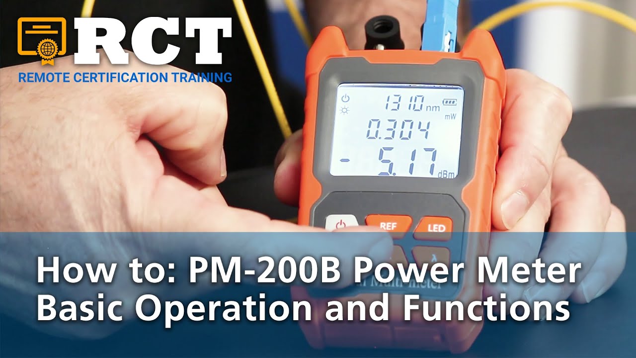 How to: PM-200B Power Meter Basic Operation and Functions