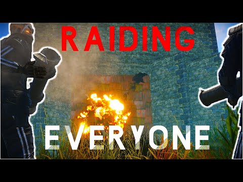 RUST | How we RAIDED Literally EVERYONE on WIPEDAY... | Rust Wipe Progression