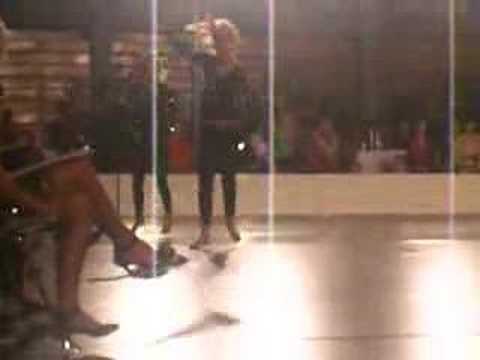 Sara Helèn and Tiril dancing at the Norwegian Championship.