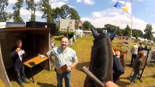 preview picture of video 'Hippisch Festijn Grave, Gopro opname vanaf paard Tandart Can Can Z met Niels Brussen.'