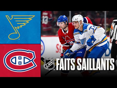 Blues vs Canadiens 07/12/25 | Faits saillants