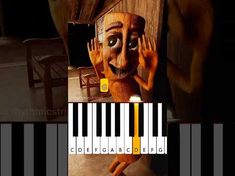 Tung Tung Tung Sahur Does the Sulu Trend | Easy Piano Tutorial #shorts